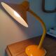 Lampe de bureau Aluminor jaune-orange