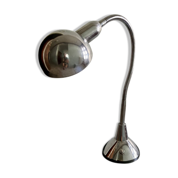Lampe de bureau en acier chromé