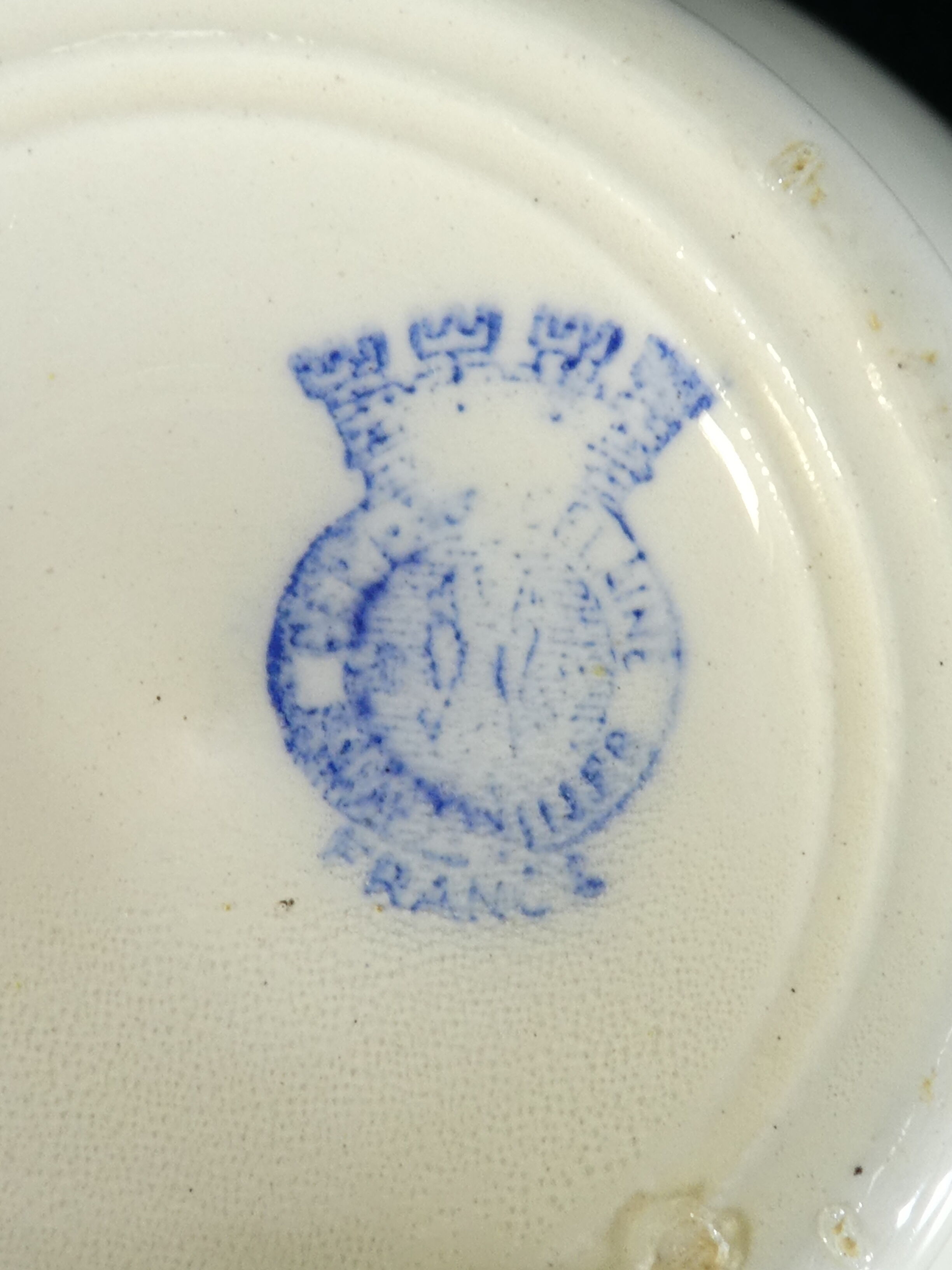 Pair of bowls in earthenware of Badonviller