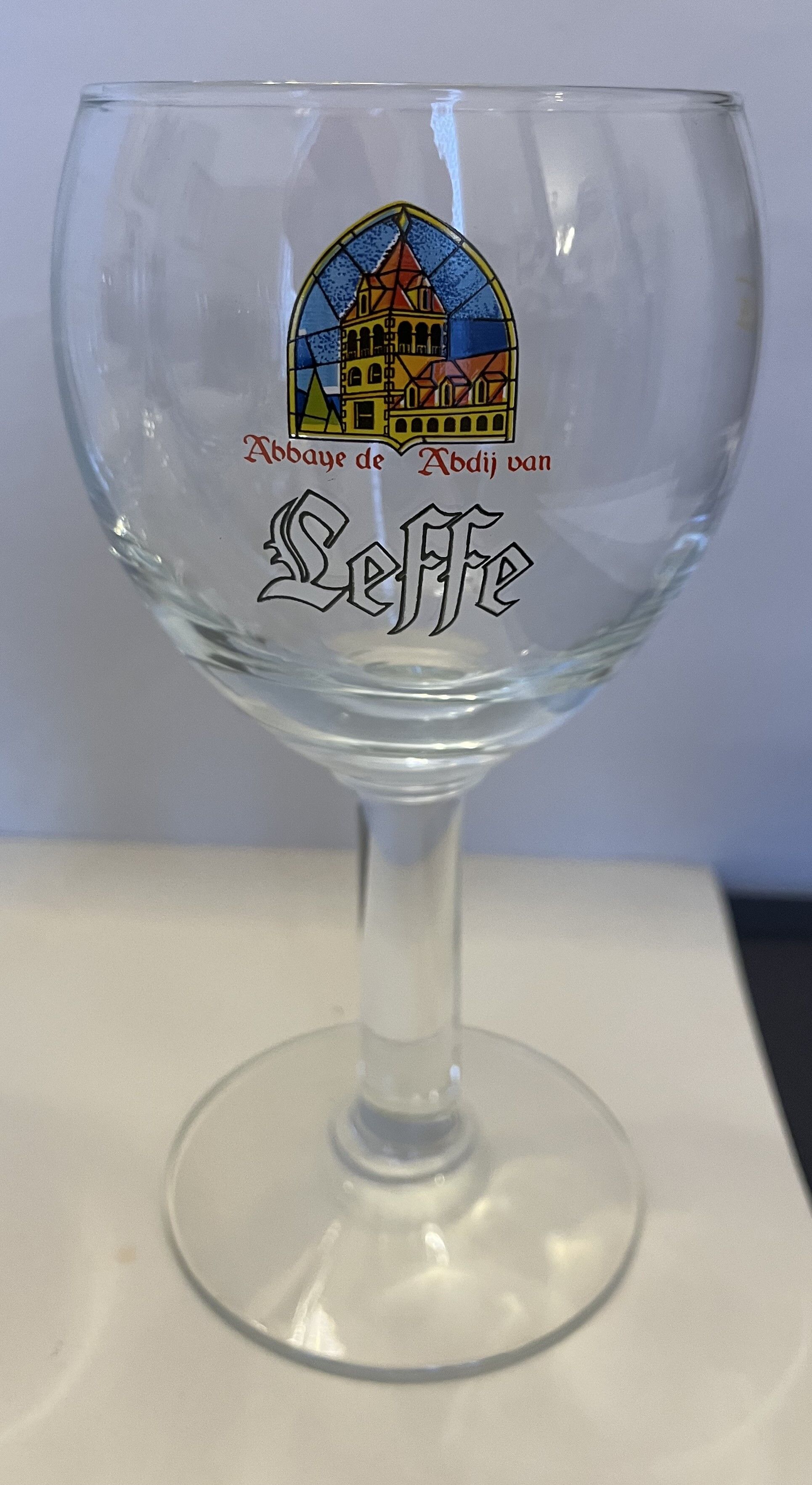 6 Leffe beer glasses