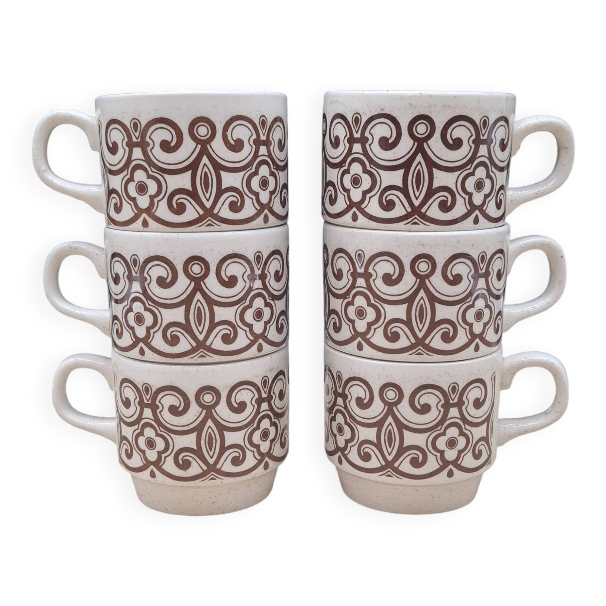 Set of 6 Biltons England mugs