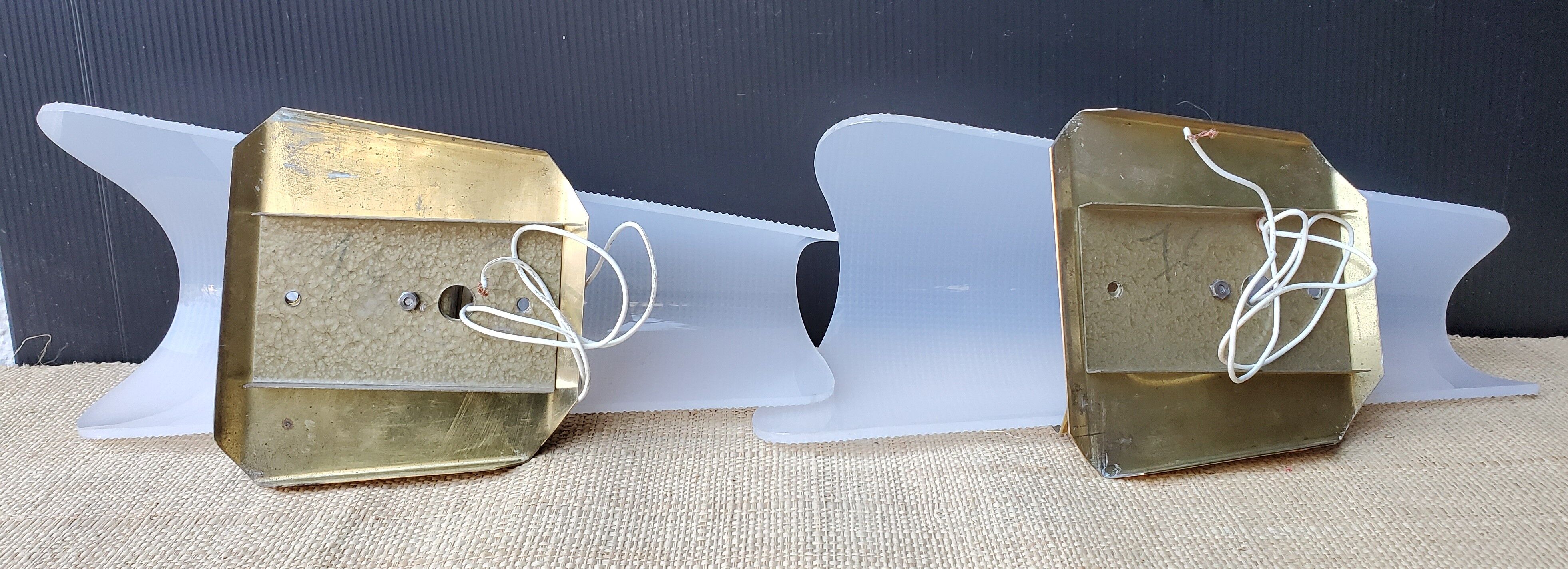 60s conical wall sconces