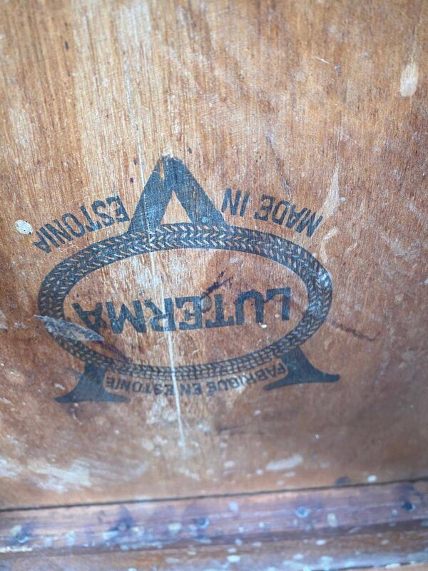 3 chaises art déco Luterma Estonie 1950