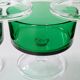 Lot de 6 coupes Luminarc vintage de couleur verte