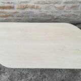 Travertine coffee table