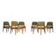 Danish Ella chairs in teak attributed to Arne Vodder for Vamo Sønderborg, 1960s, set of 6