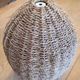 Woven rattan pendant light - H38cm