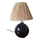 Black glass ball lamp art deco 1930