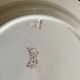 2 hollow plates earth of iron Luneville model Tulipe