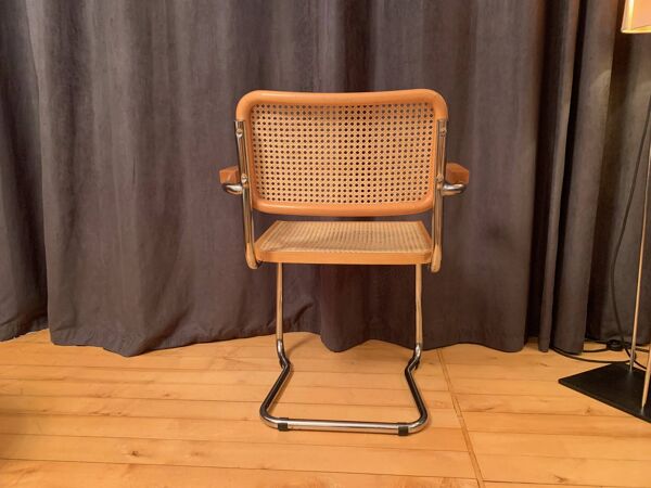 Chair with raffia, Italy, 1980s