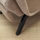 Adjustable armchair, Italian design, 1970s, production: Italy