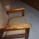 Modernist armchair in the design of René Gabriel in oak.