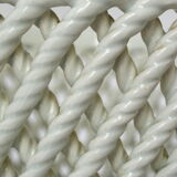 Vintage braided pot cover