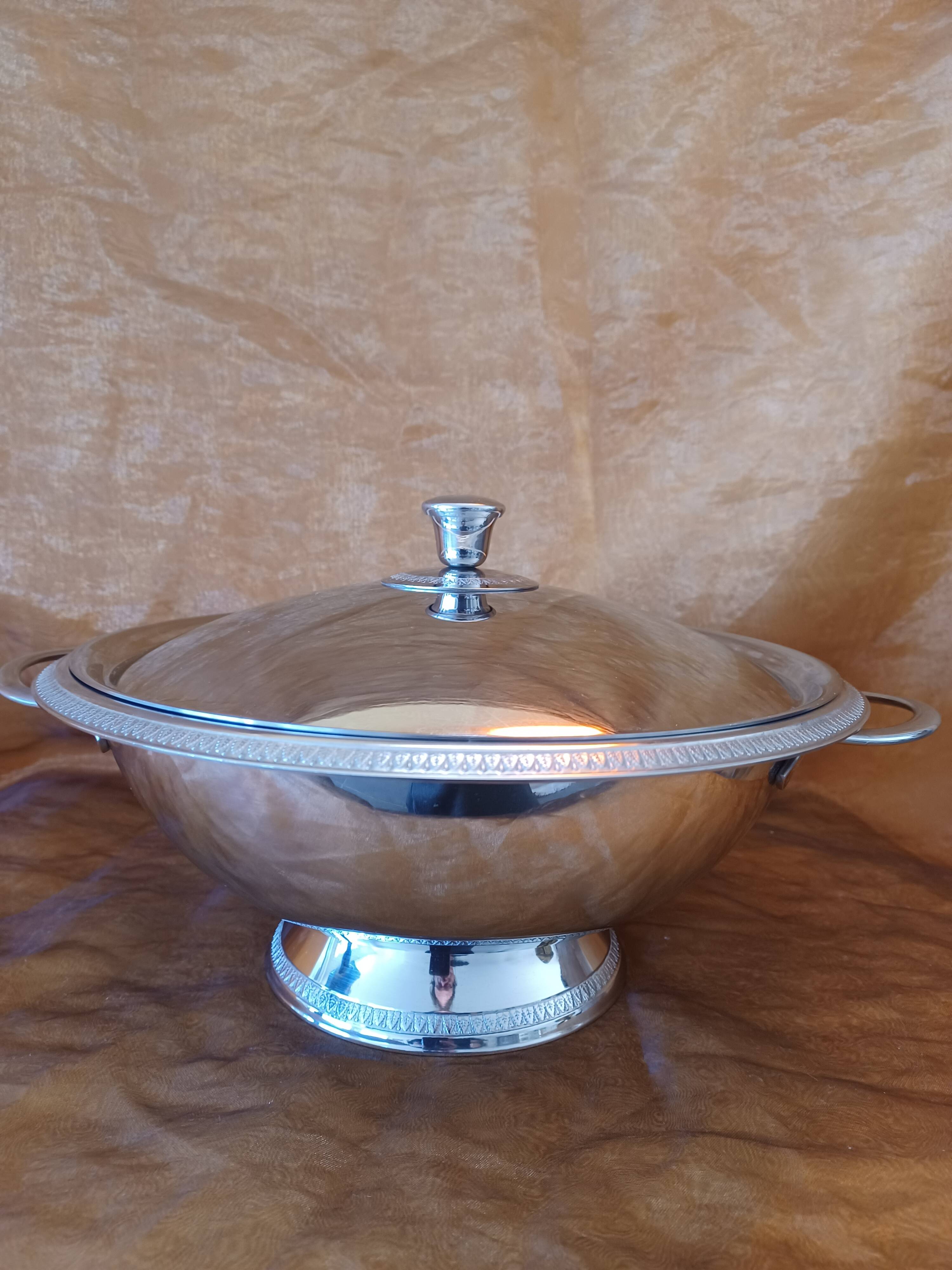 Vegetable dish / stainless steel tureen