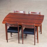 Table extensible scandinave en palissandre