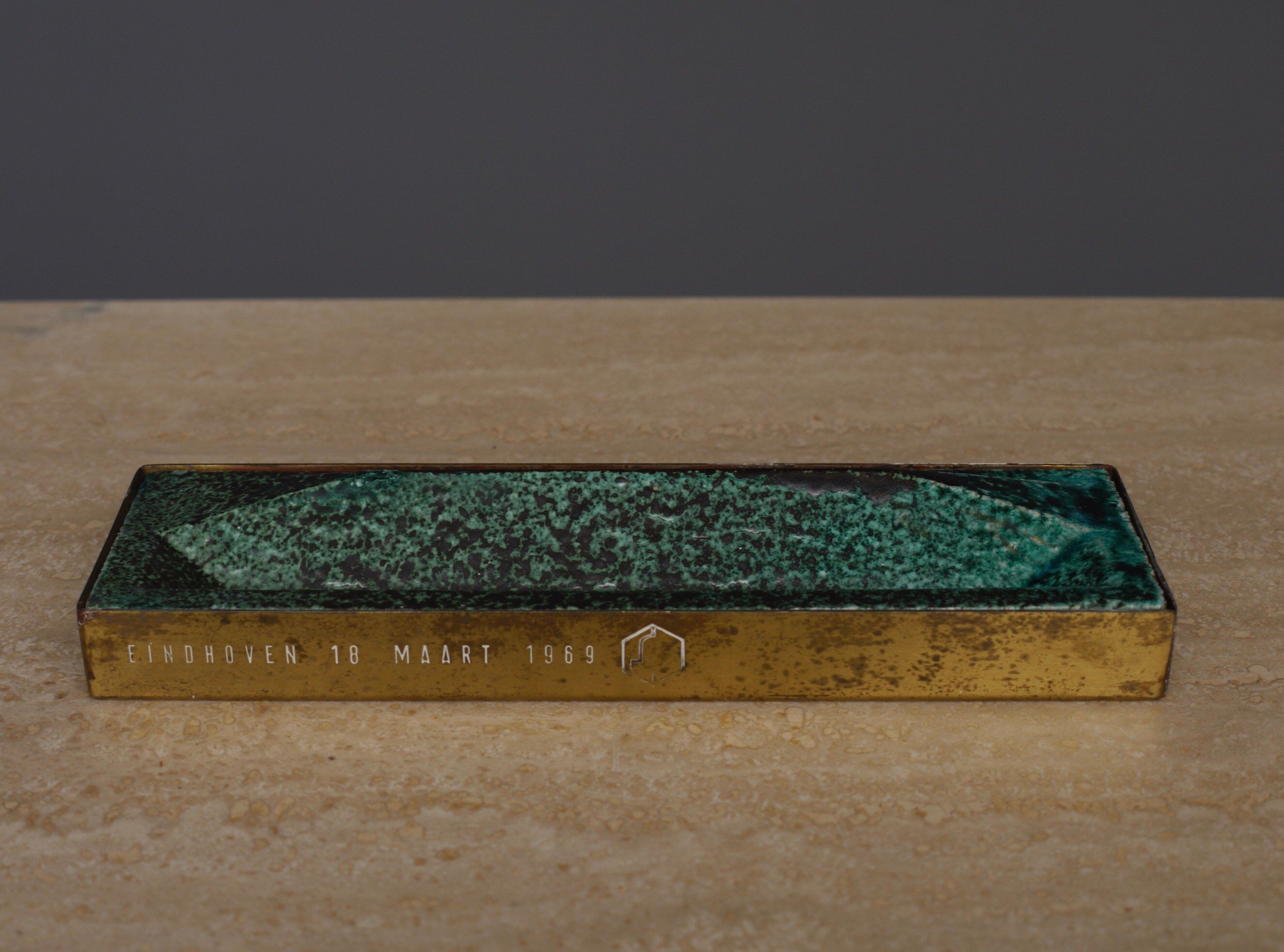 Ceramic Tile Pen Tray by Gio Ponti for Roma Ceramice, 1960s