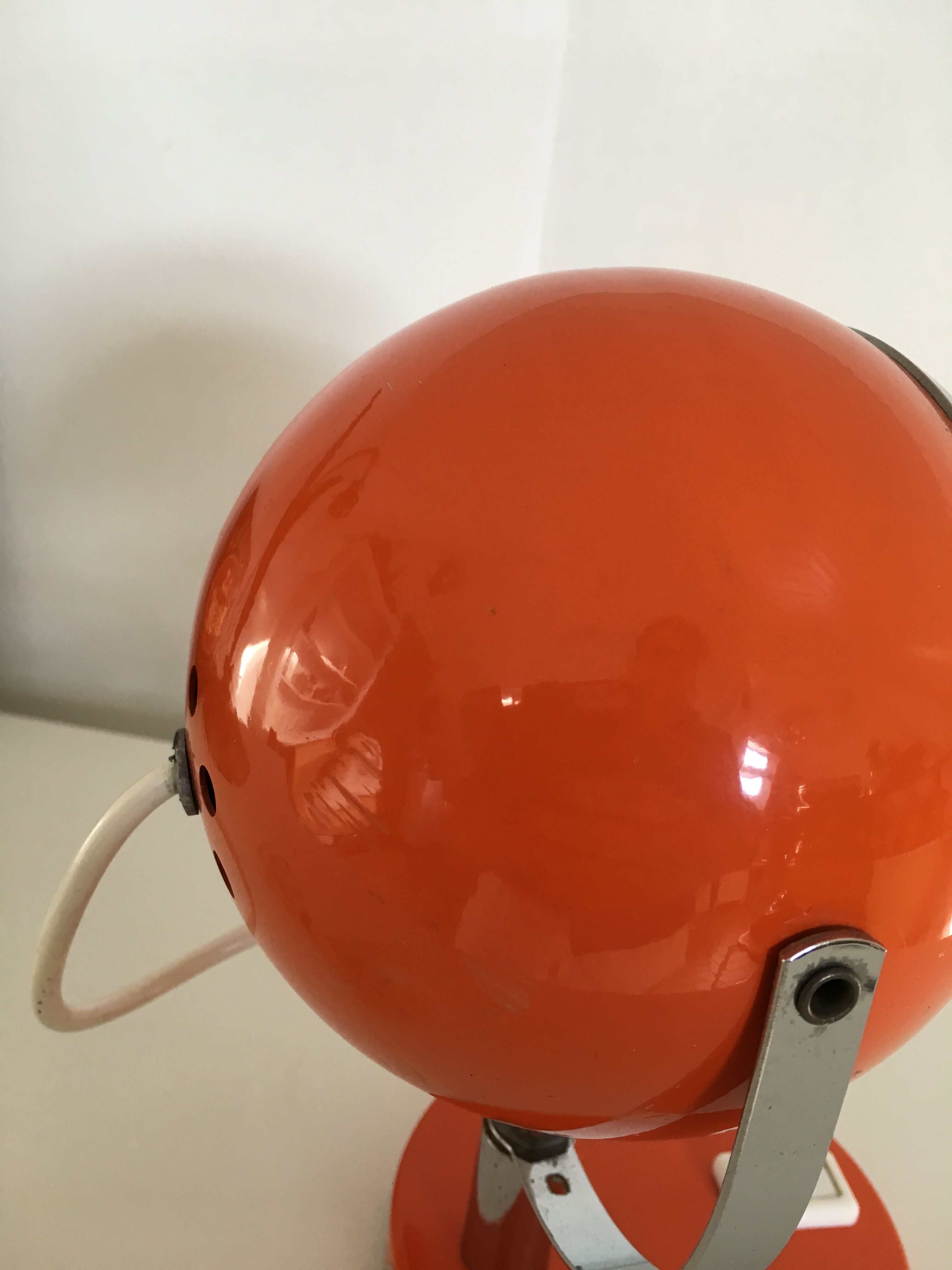 Lampe Eyeball orange 1970