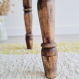 Wooden tripod plant holder