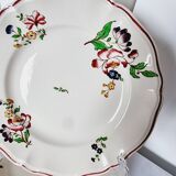 6 Terre de Fer Sarreguemines Flat Plates Rare Model from the Strasbourg Series