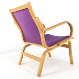Fauteuils Vejle en tissu violet