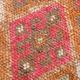 Salmon Pink & Peach Vintage Runner Carpet For Kitchen, 93x290Cm