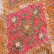 Tapis de couloir vintage saumon et pêche pour cuisine, 93x290 cm