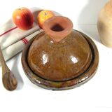 Terracotta tagine with lid