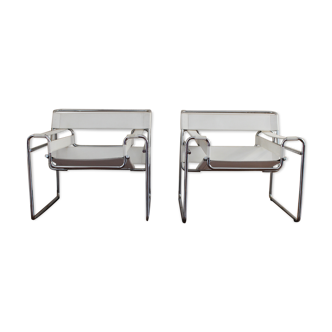 Pair of Marcel Breuer Wassily armchairs