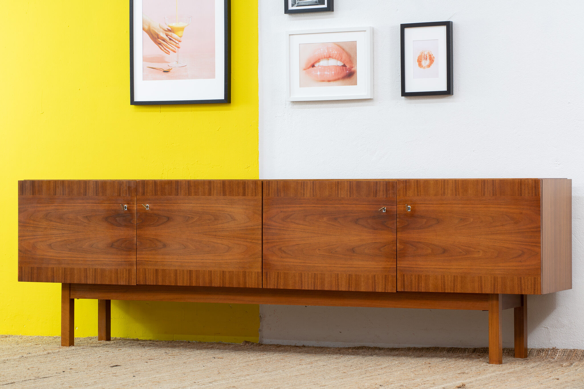 Vintage Scandinavian sideboard – 250 cm