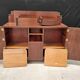 Art Deco buffet by Saddier & Fils in solid rosewood and veneer.