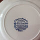 Assiette Royal Tudor Ware Hand engraver by WN Mellor Made in England