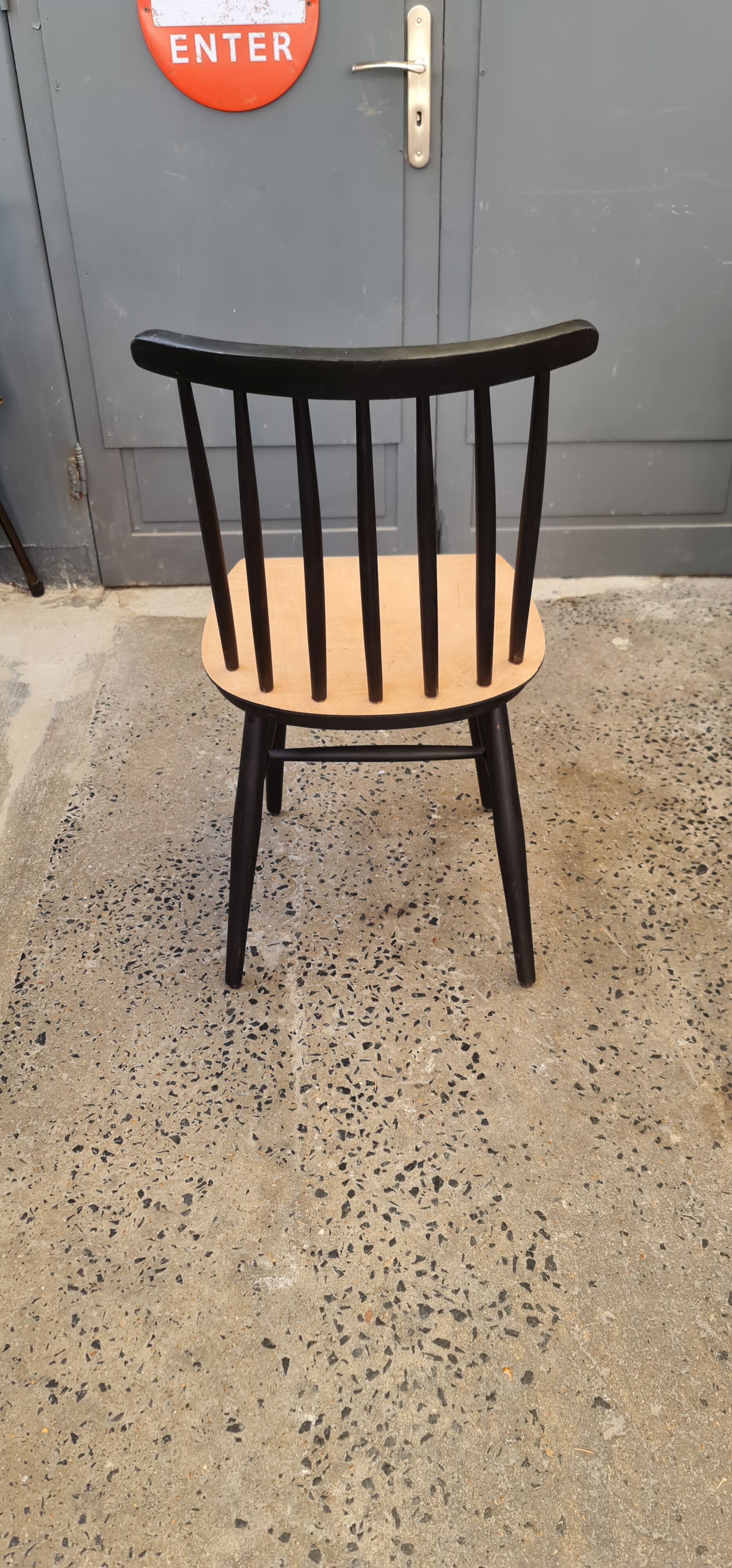 Series of six chairs Fanett by Ilmari Tapiovaara 1960