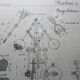 Study drawing Steam engines Arts et Métiers 1907