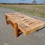 Vintage coffee table by Roger Capron, herbarium model