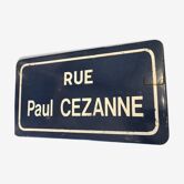 Plaque de rue Paul Cézanne