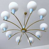 Vintage chandelier italy, 50s