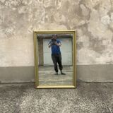 Miroir en bois patine doré à poser