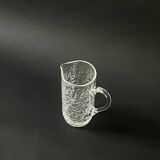vintage mouth-blown glass water carafe