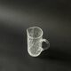 carafe à eau vintage en verre soufflée à la bouche