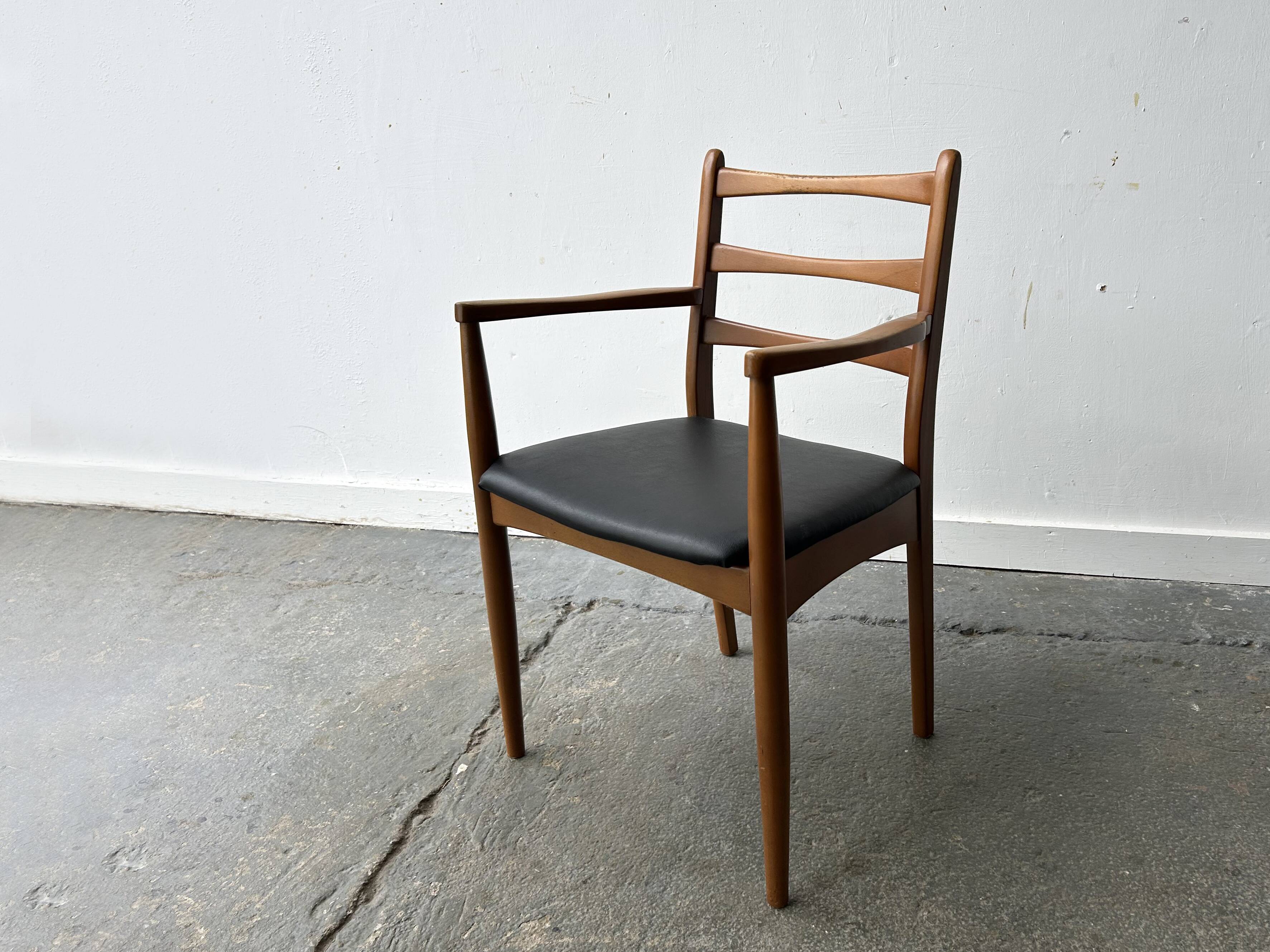 1960/70s Mid-Century set of 6 dining chairs by Schreiber Furniture