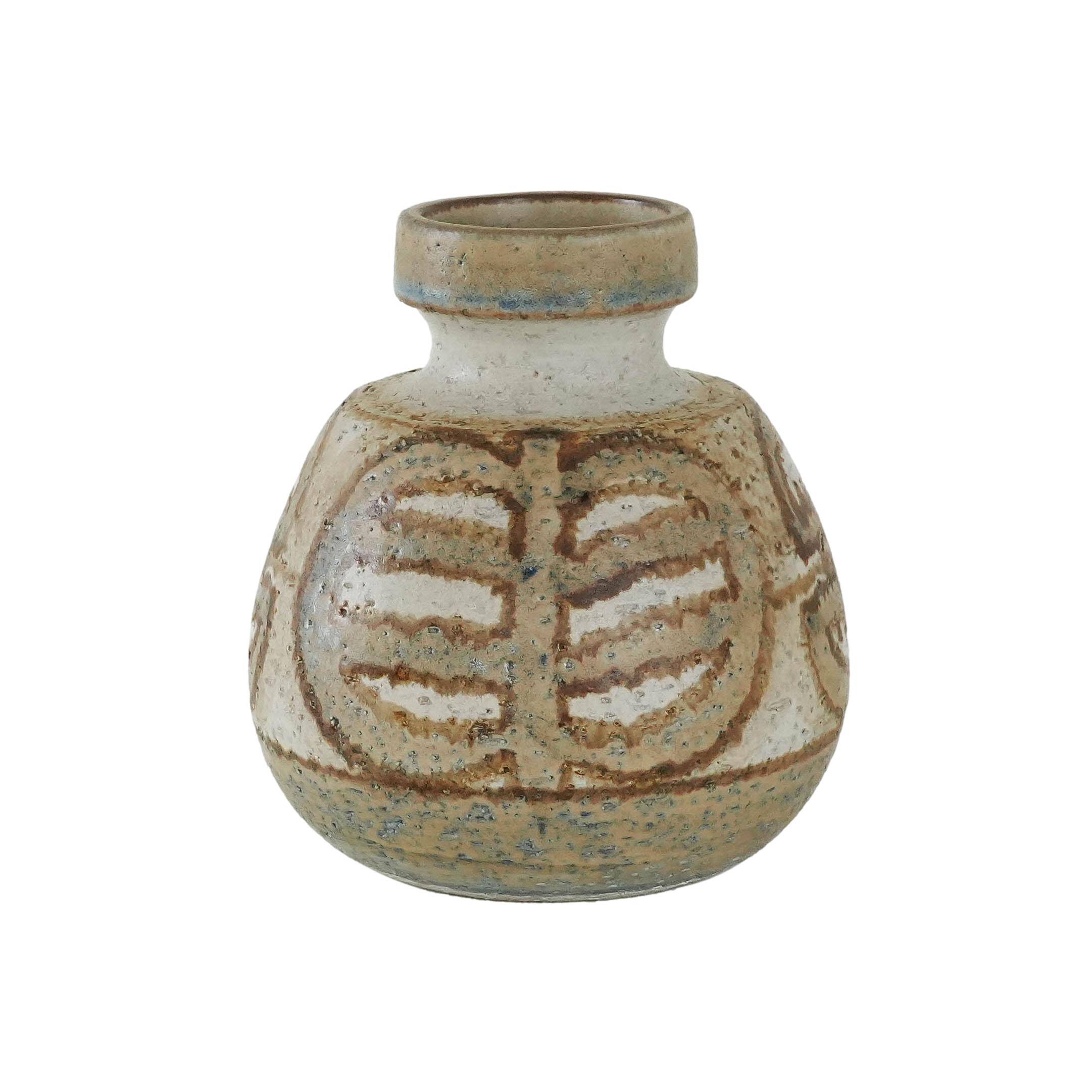 Ceramic vase, Danish design, 1960s, manufacturer: Søholm