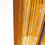 Large Danish Mid-Century Sisal Pendant lamp by Temde