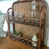Rattan spice shelf and canning