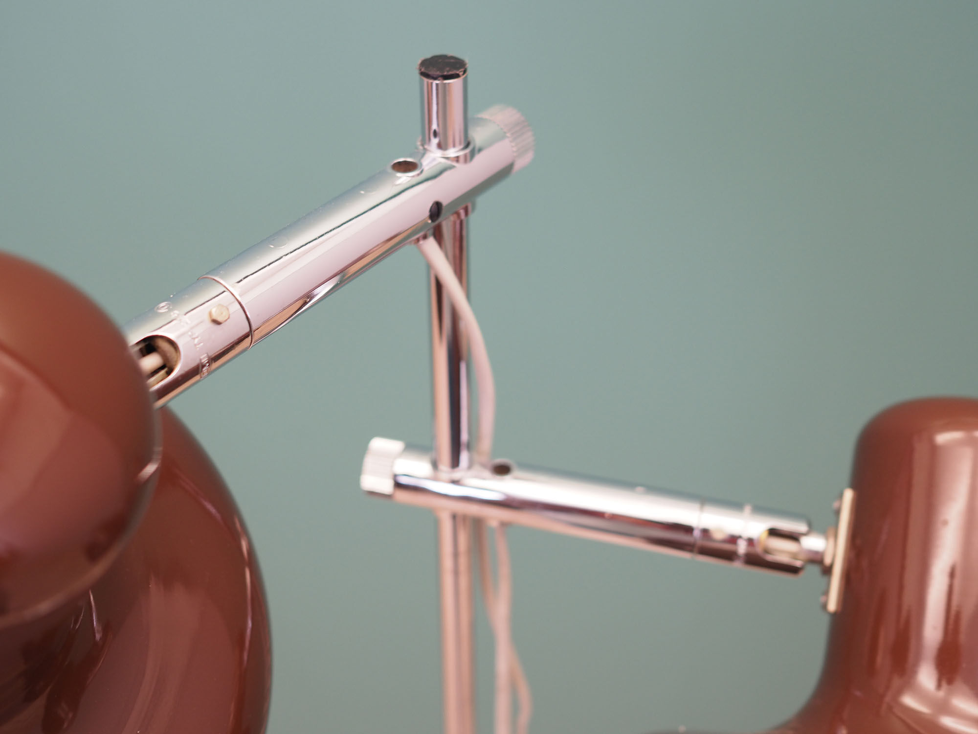 Lampadaire, design danois, années 60, fabriqué au Danemark