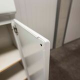 Bathroom cabinet in white metal 1960