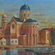 G. eckert oil on canvas "landscape"