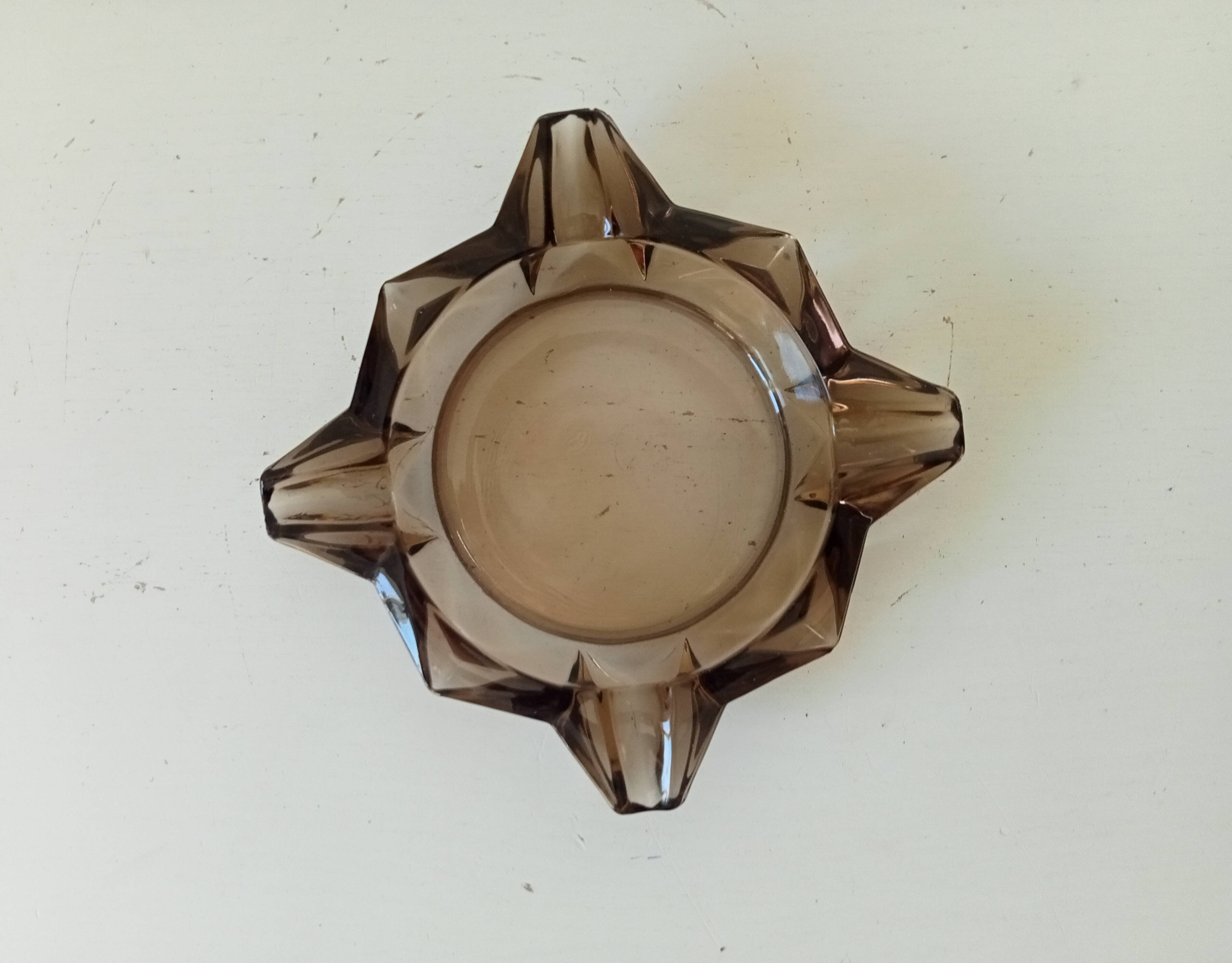 Cendrier Étoile par JG Durand Luminarc années 70