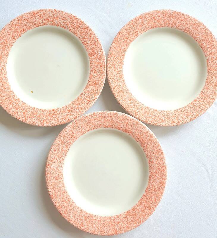 Assiettes plates vintage