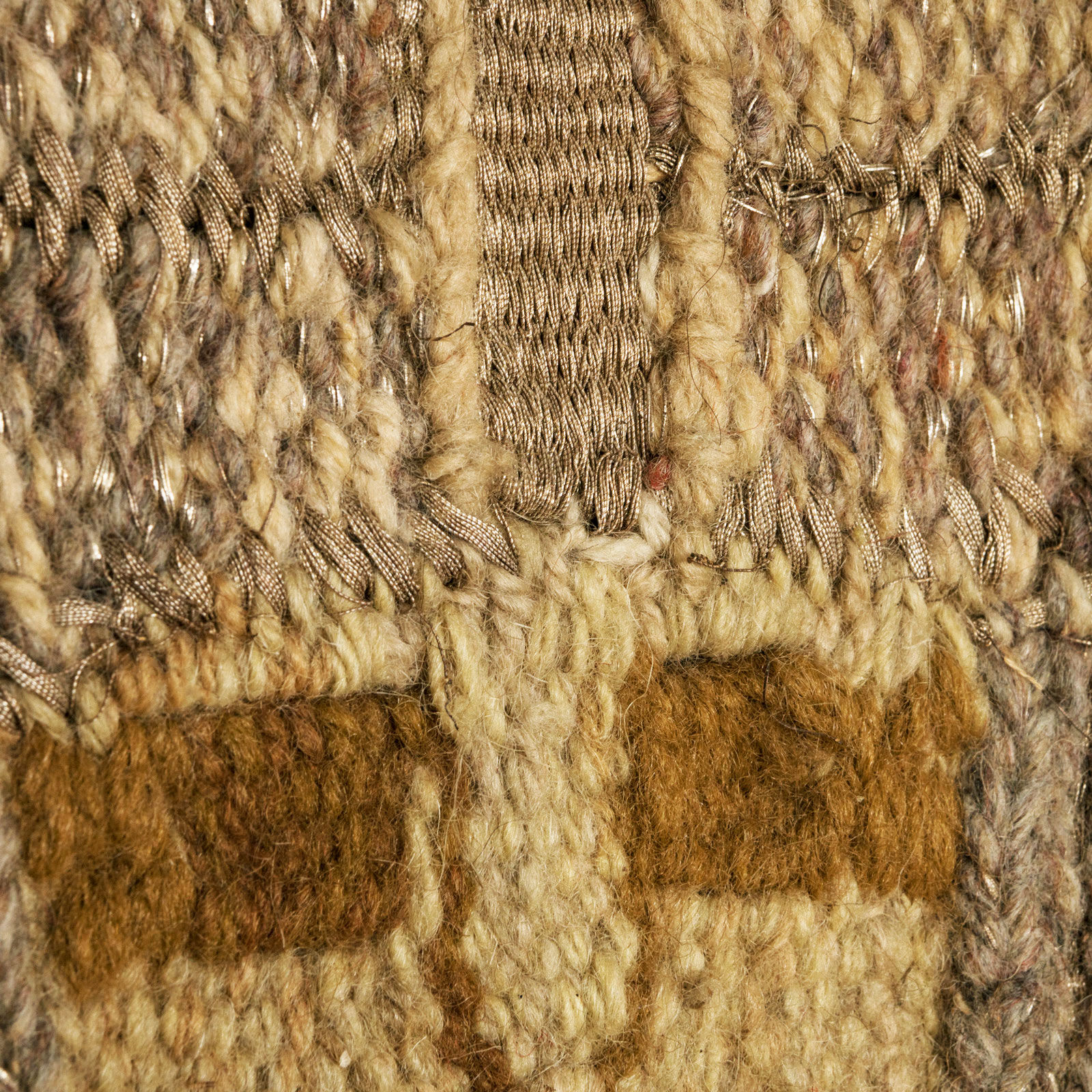 Mid-century norman knight wool wall hanging