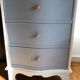 Commode vintage peinte